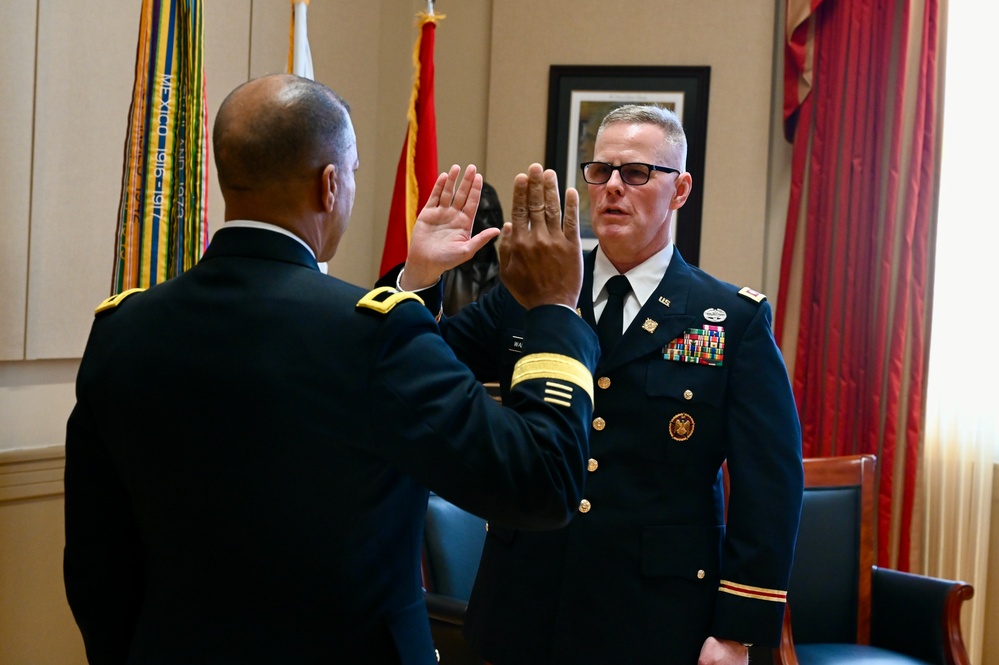 Promotion Ceremony in honor of Lt. Col. Robert L. Walquist, Jr.