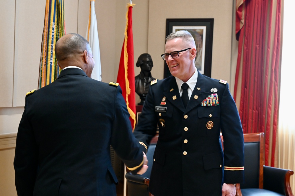 Promotion Ceremony in honor of Lt. Col. Robert L. Walquist, Jr.