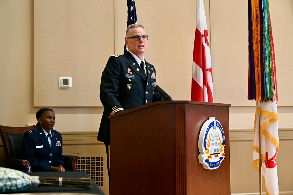 Promotion Ceremony in honor of Lt. Col. Robert L. Walquist, Jr.