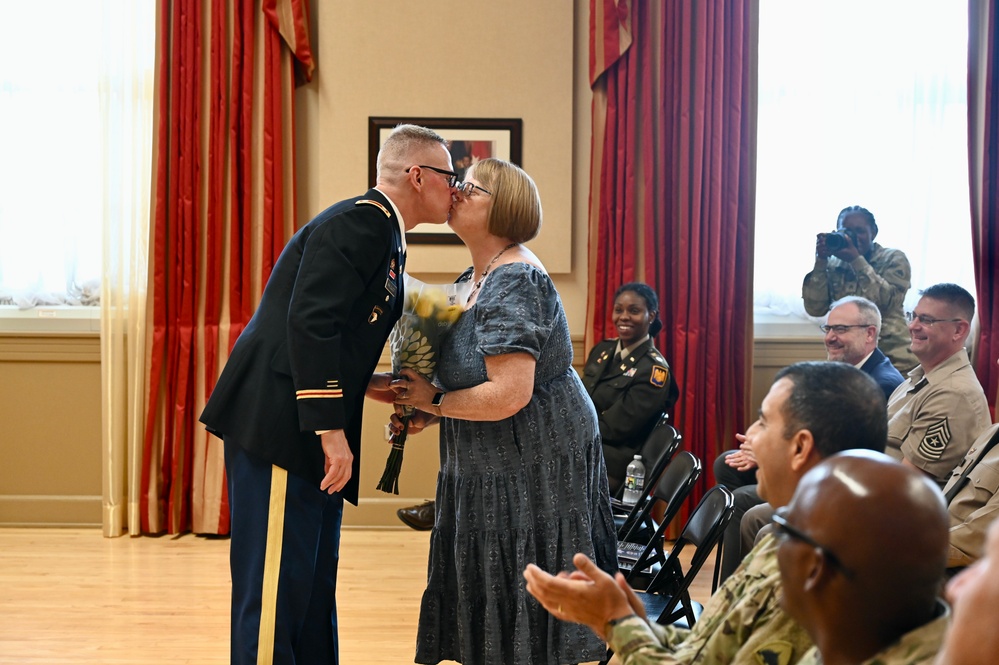 Promotion Ceremony in honor of Lt. Col. Robert L. Walquist, Jr.