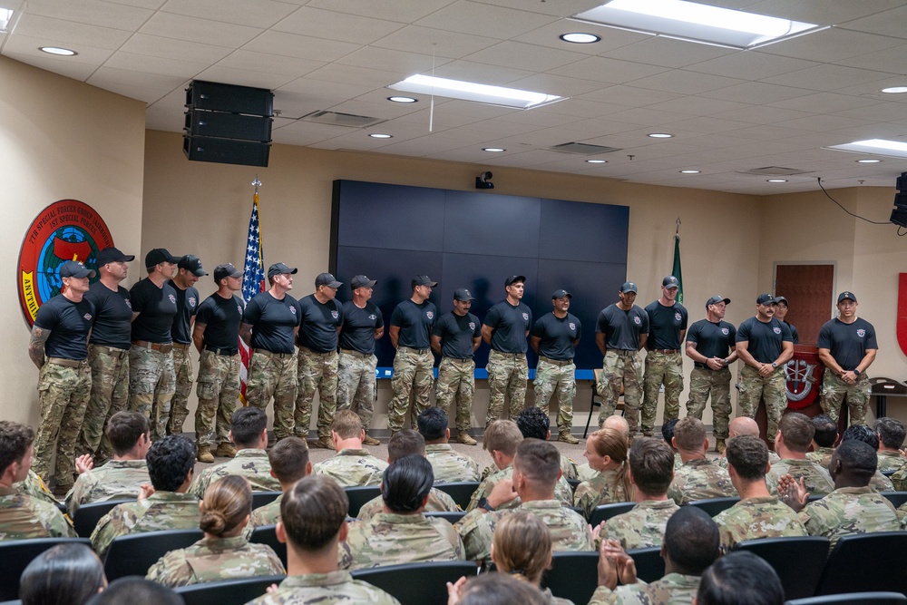 7th Special Forces Group (Airborne) holds a Jumpmaster Graduation Ceremony.
