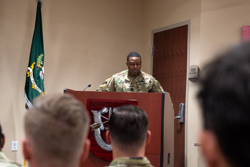 7th Special Forces Group (Airborne) holds a Jumpmaster Graduation Ceremony.