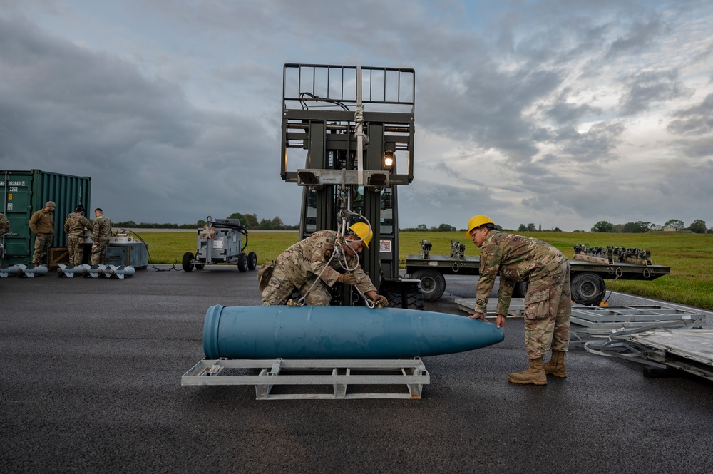 9th EBS ammo inert bomb build enables Multi-Capable Airmen