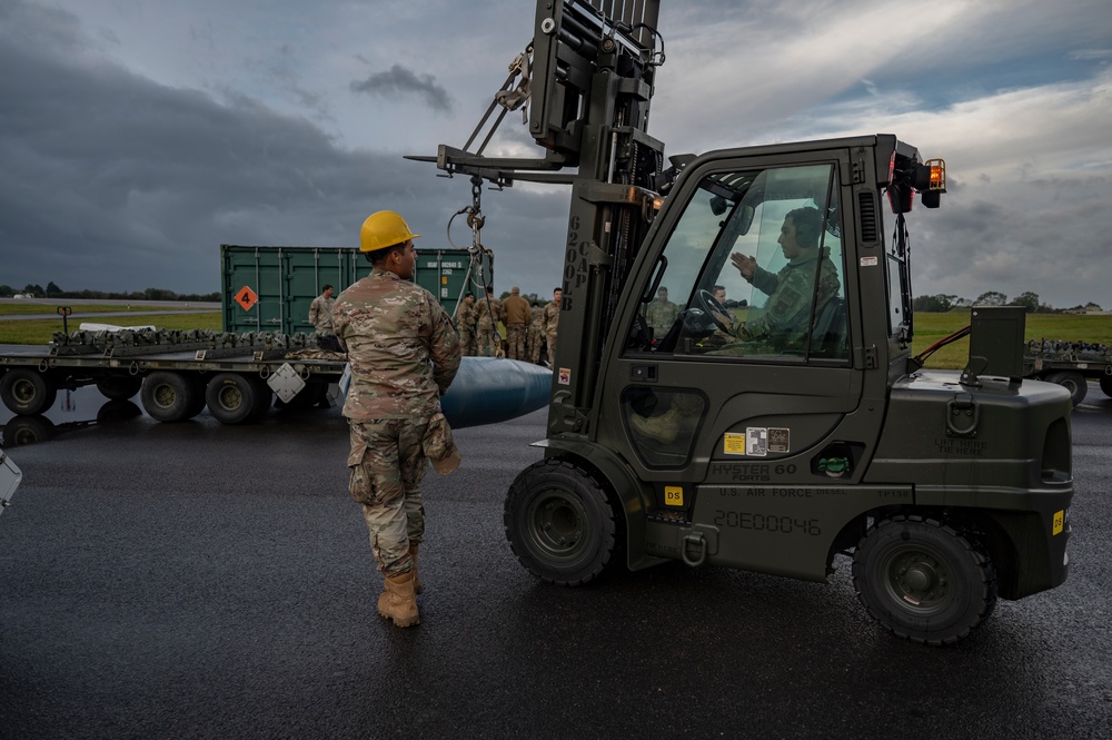 DVIDS - Images - 9th EBS ammo inert bomb build enables Multi-Capable ...