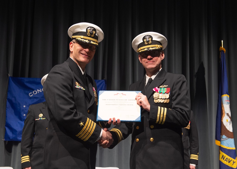 USS Key West Holds Change of Command Ceremony