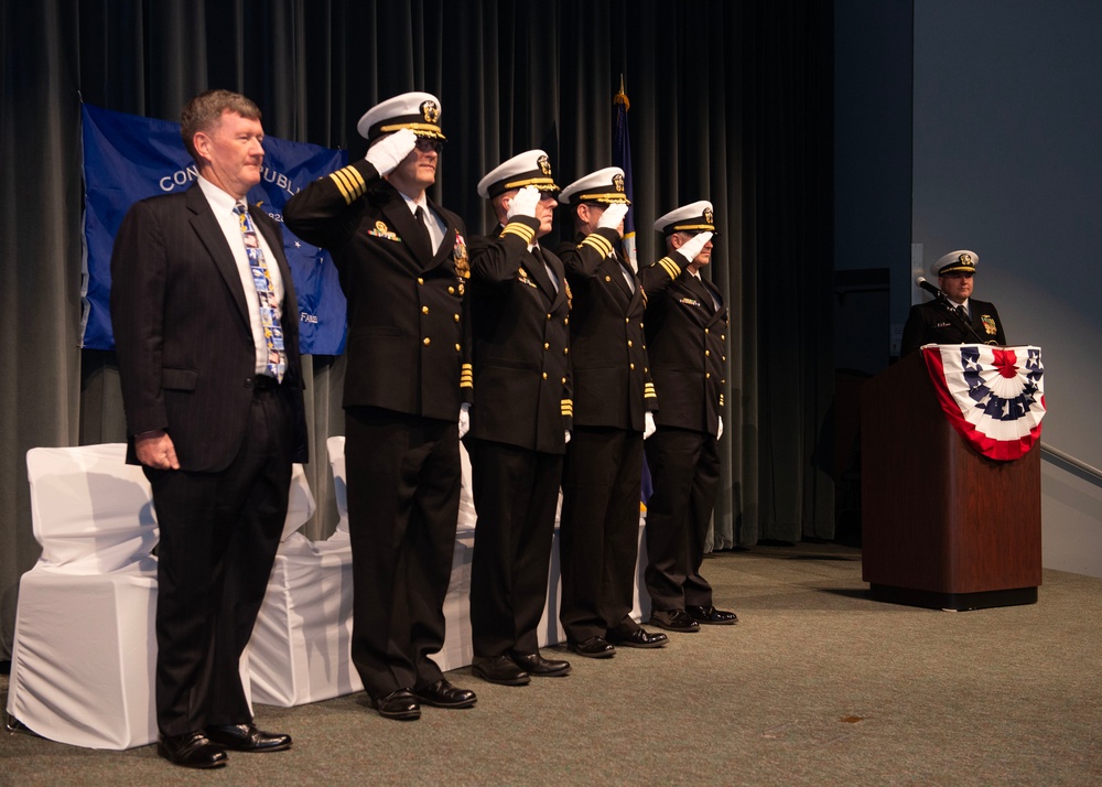 USS Key West Holds Change of Command Ceremony