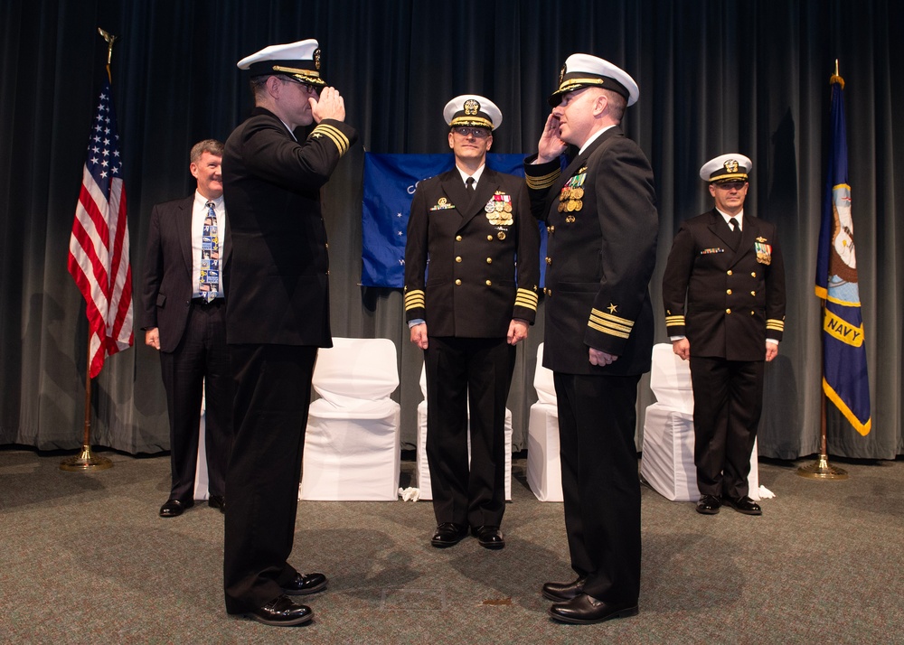 USS Key West Holds Change of Command Ceremony