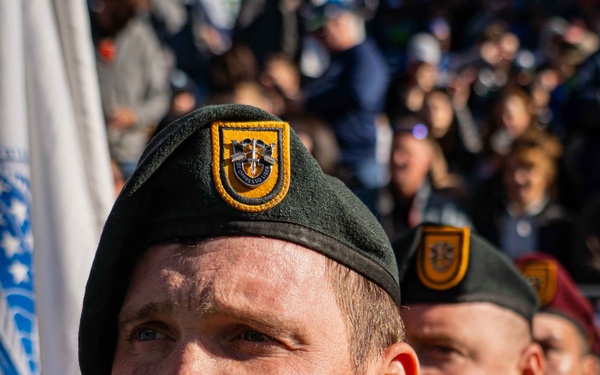 1st Special Forces Group (Airborne) color guard