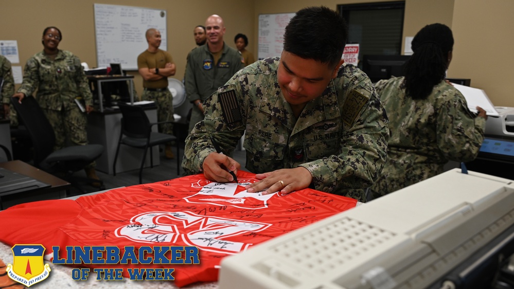 Linebacker of the Week: Petty Officer 1st Class GavinChristian Pere