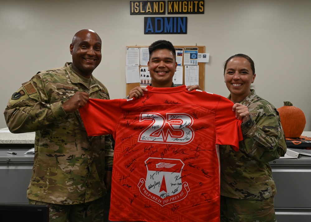 Linebacker of the Week: Petty Officer 1st Class GavinChristian Pere