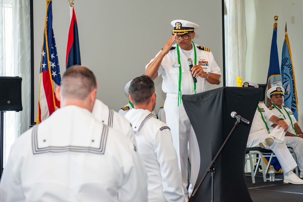 NAWMU-1 Holds Change of Command Ceremony