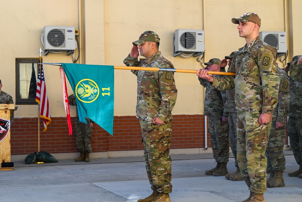 11th Missile Defense Battery Change of Responsibility Ceremony