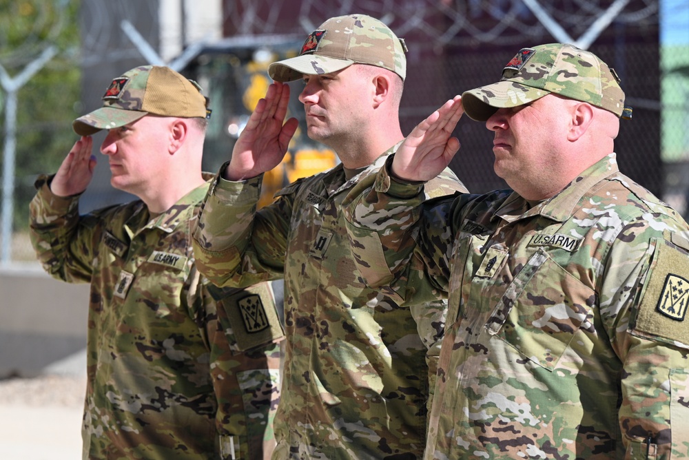 11th Missile Defense Battery Change of Responsibility Ceremony