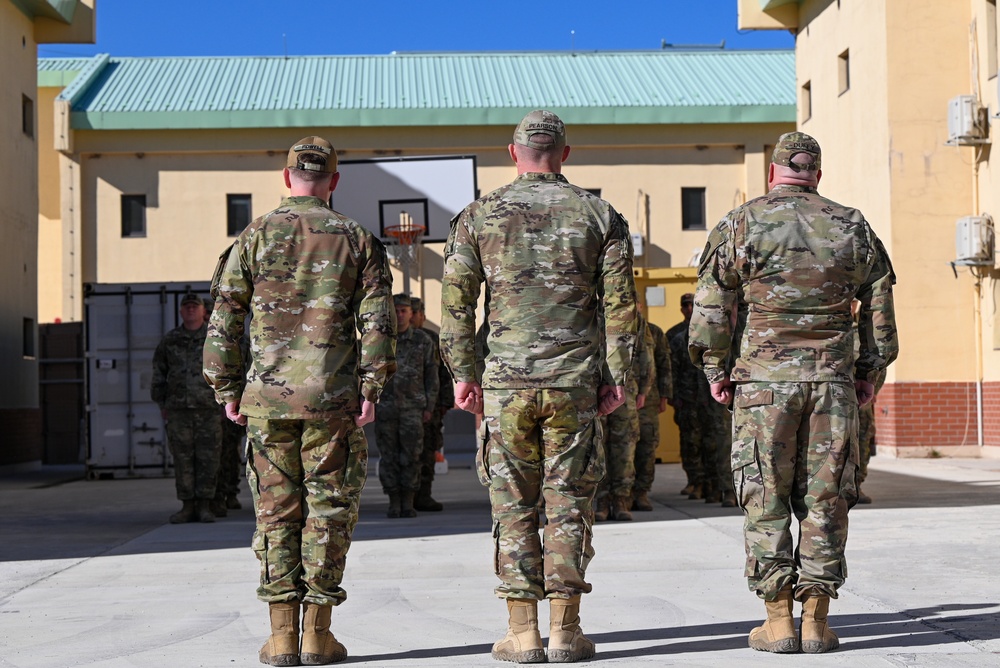 11th Missile Defense Battery Change of Responsibility Ceremony