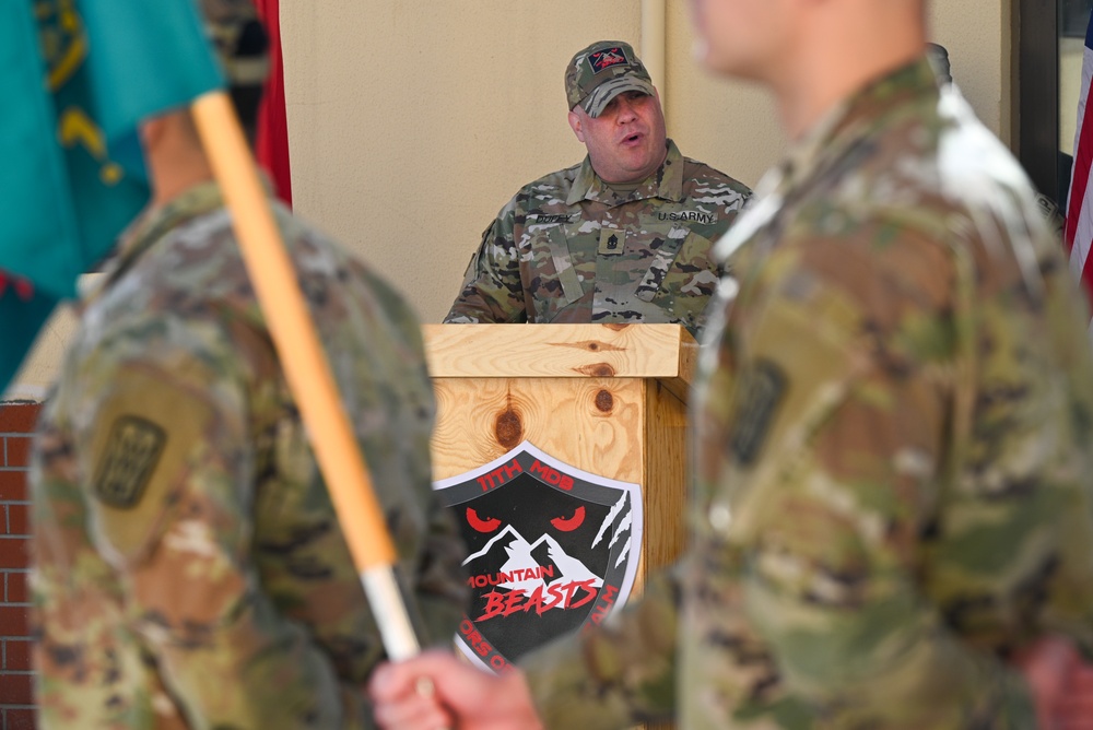 11th Missile Defense Battery Change of Responsibility Ceremony