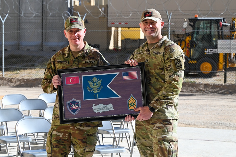 11th Missile Defense Battery Change of Responsibility Ceremony