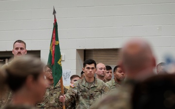 Casing the Colors: Washington National Guard military police detachment ready for Spartan Shield deployment