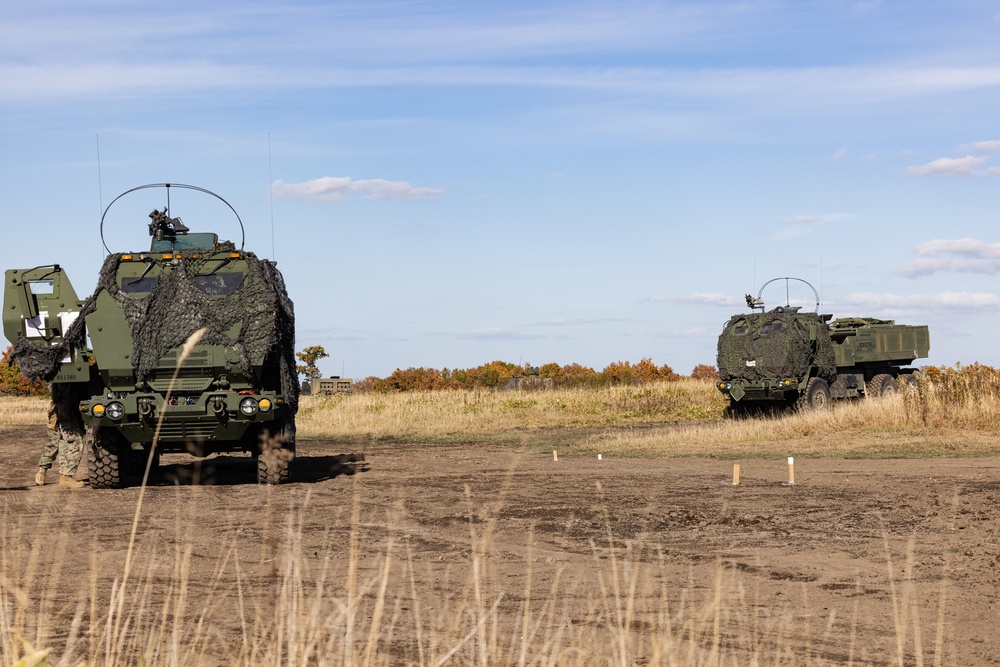 Resolute Dragon 23: 3d Bn, 12th Marines Bilateral HIMARS with JGSDF at Yausubetsu