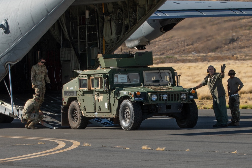 C-17s Land During JPMRC 24-01