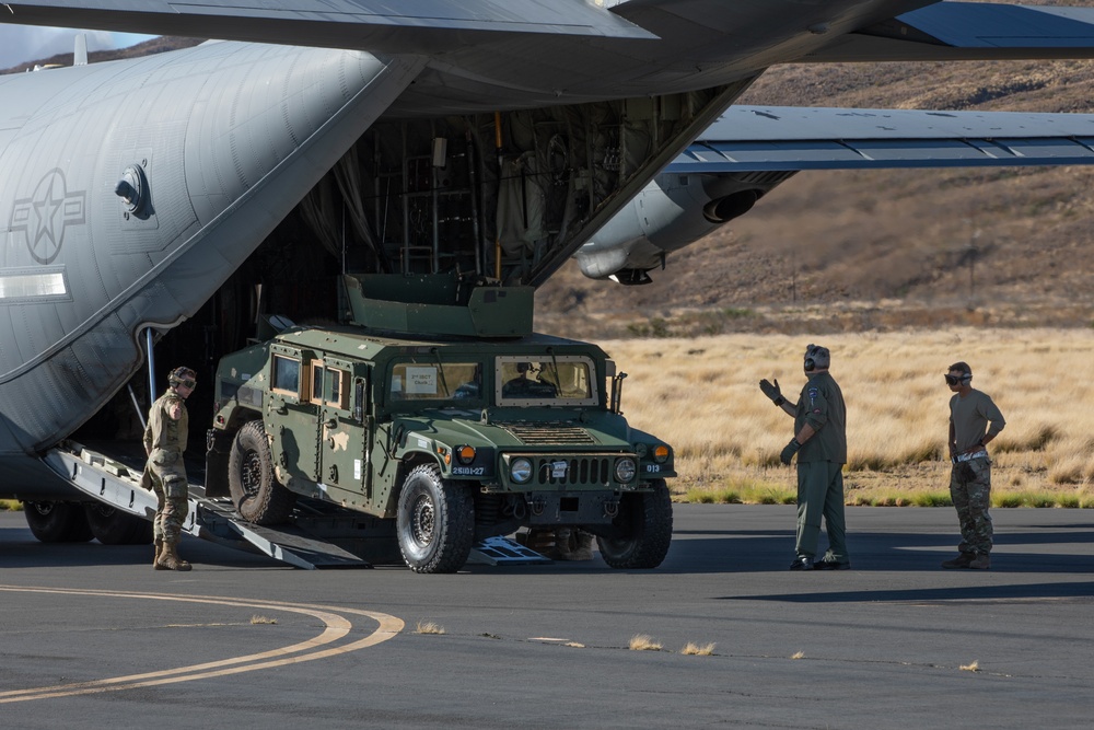 C-17s Land During JPMRC 24-01