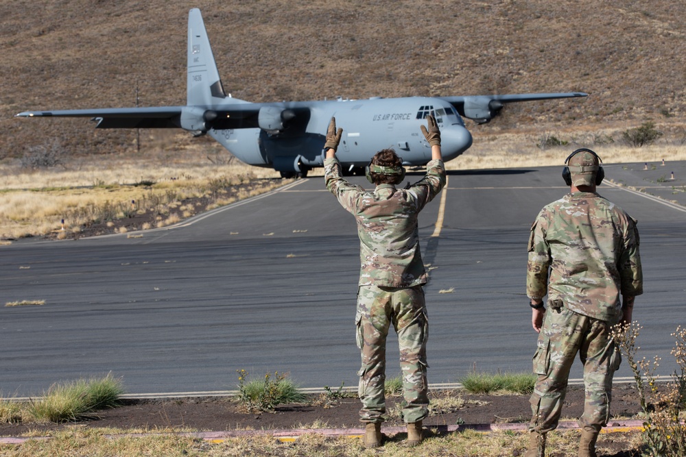 C-17s Land During JPMRC 24-01