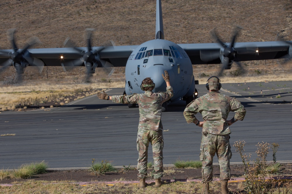 C-17s Land During JPMRC 24-01