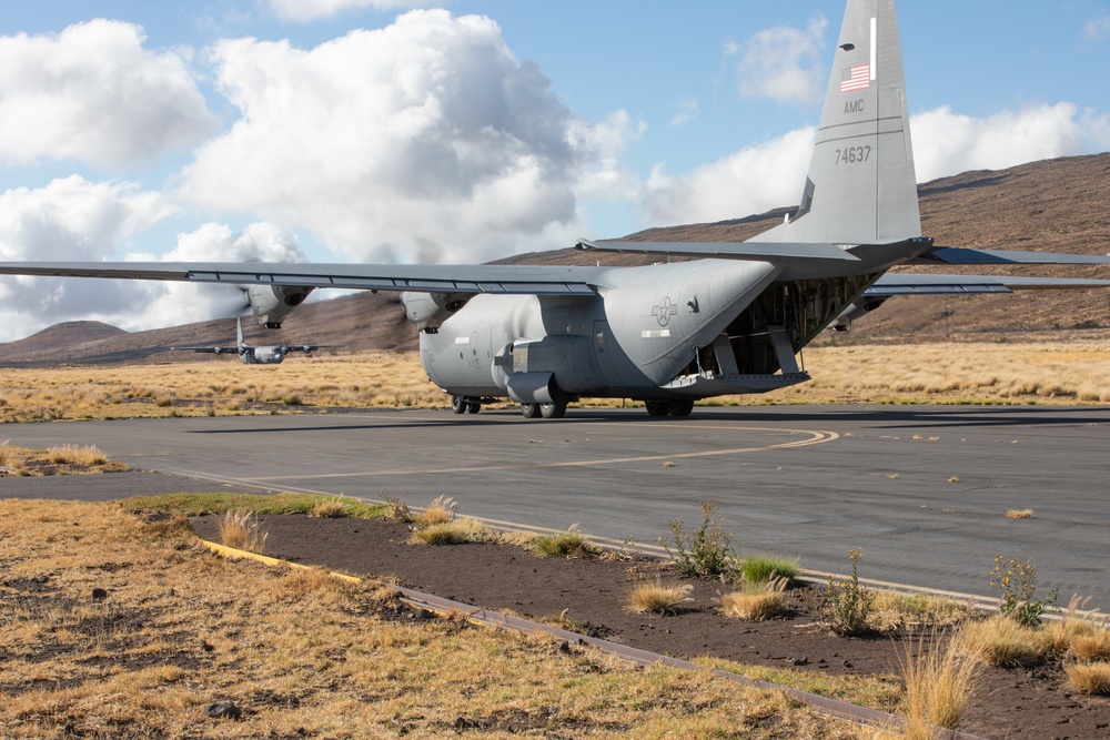 C-17s Land During JPMRC 24-01