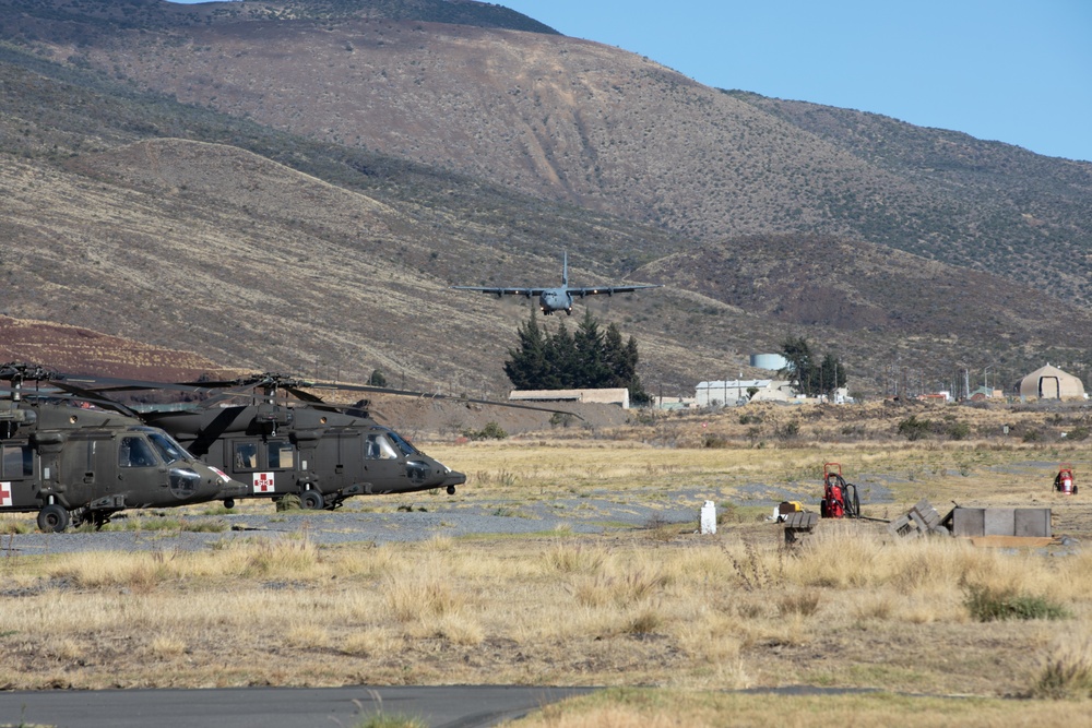 C-17s Land During JPMRC 24-01