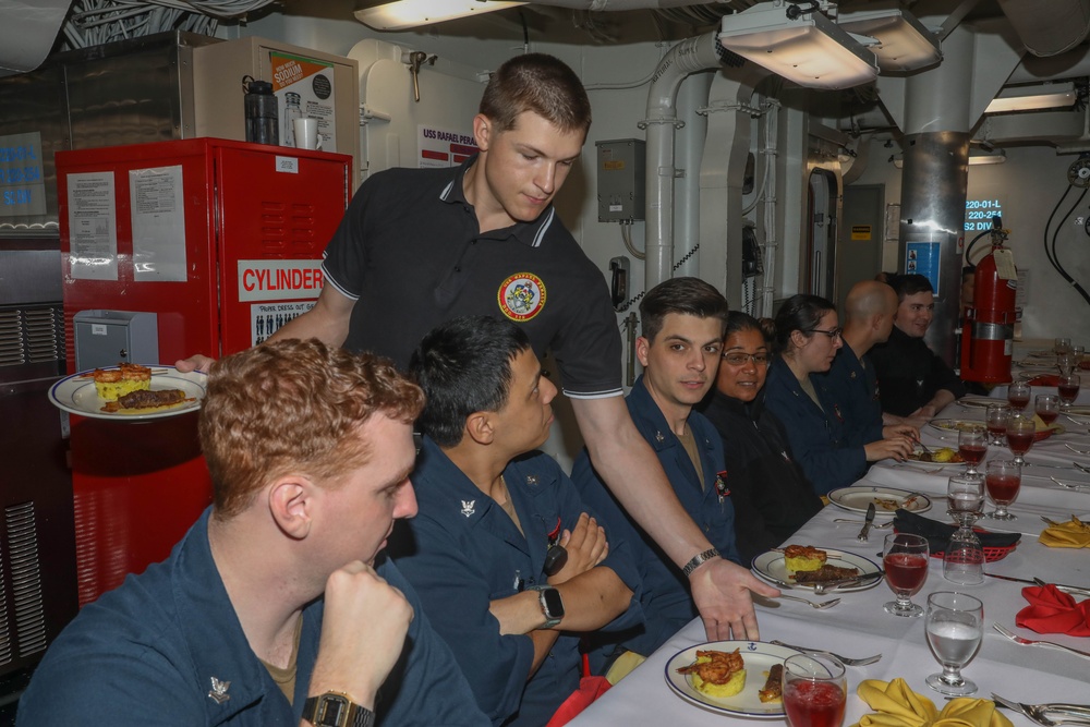 DVIDS - Images - The USS Rafael Peralta (DDG 115) hosts a celebratory ...