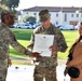 Promotion Ceremony Command Sergeant Major Juan Guevara