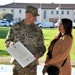 Promotion Ceremony Command Sergeant Major Juan Guevara