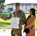 Promotion Ceremony Command Sergeant Major Juan Guevara