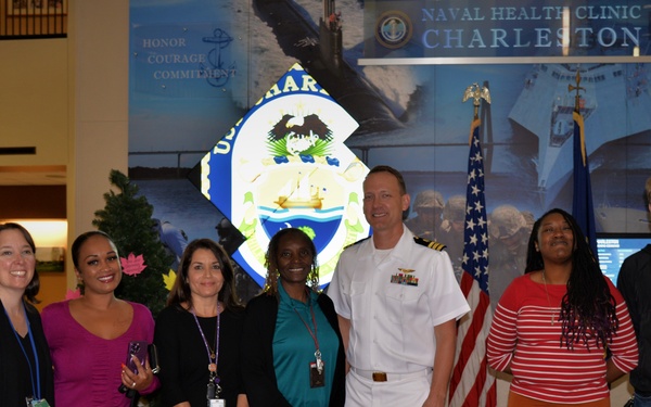 DRM staff with newly promoted CDR Martin