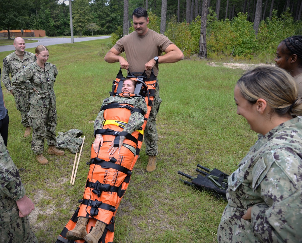 Shipboard patient carry