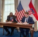 SD Austin hosts Bilateral Meeting with Croatia DM Banozic