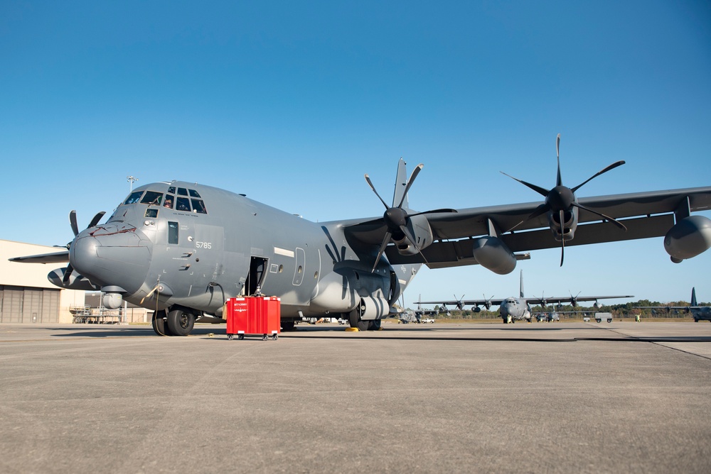 Moody AFB HC-130J Combat King II practices rescue operations
