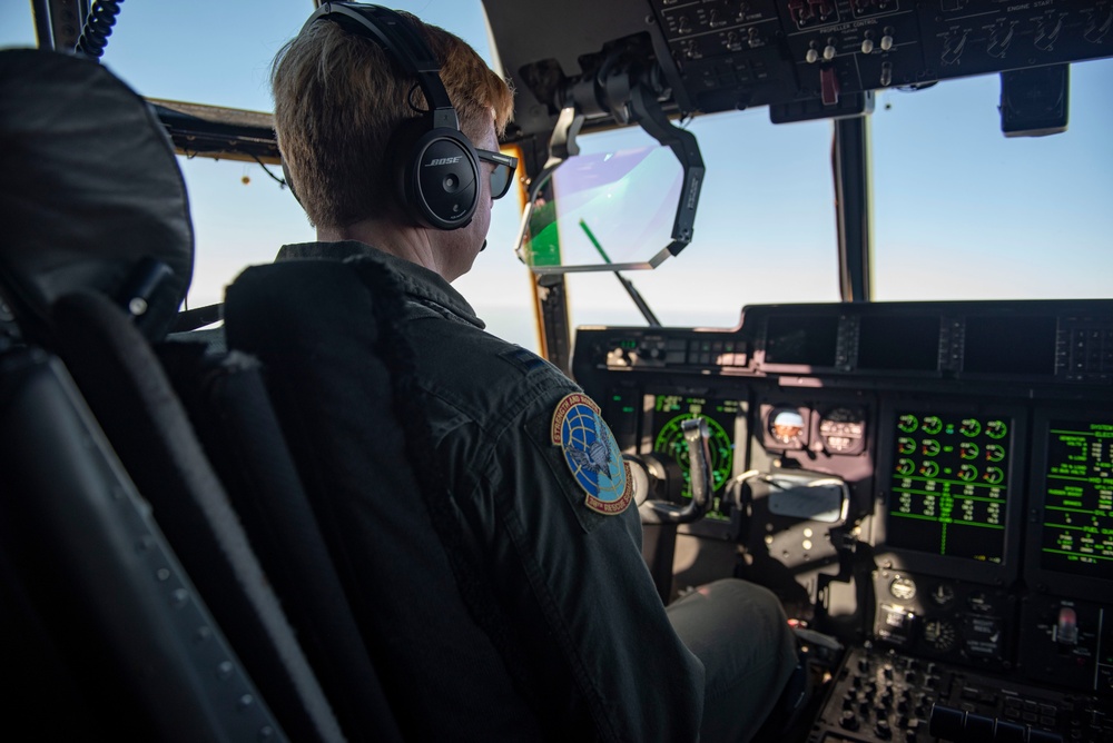 Moody AFB HC-130J Combat King II practices rescue operations