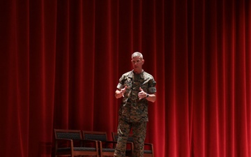Gen. Smith attends Speaks to Cornerstone Students