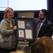 Human Resources Director Karen Kohn celebrates her career at her retirement ceremony at Fort McCoy