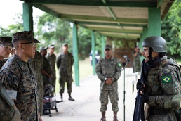 Brazilian Marine Corps demonstrates capabilities to Marines with U.S. Marine Corps Forces, South, during 2024 Operational Naval Infantry Committee