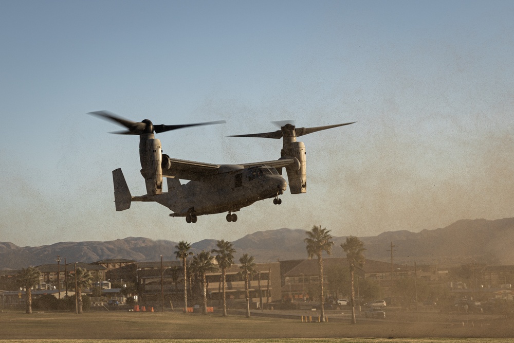 MAWTS-1 conducts a noncombatant evacuation exercise during WTI 1-24 at The Combat Center