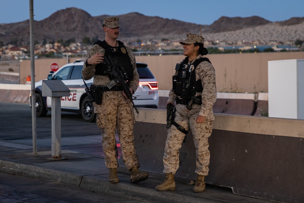 Behind the scenes with MCAGCC military police to ensure the safety and security of the base