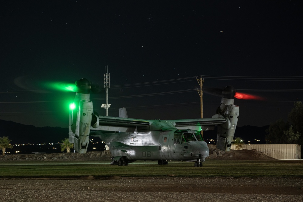 MAWTS-1 conducts a noncombatant evacuation exercise during WTI 1-24 at The Combat Center