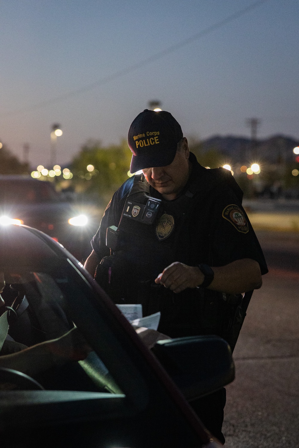 Behind the scenes with MCAGCC military police to ensure the safety and security of the base