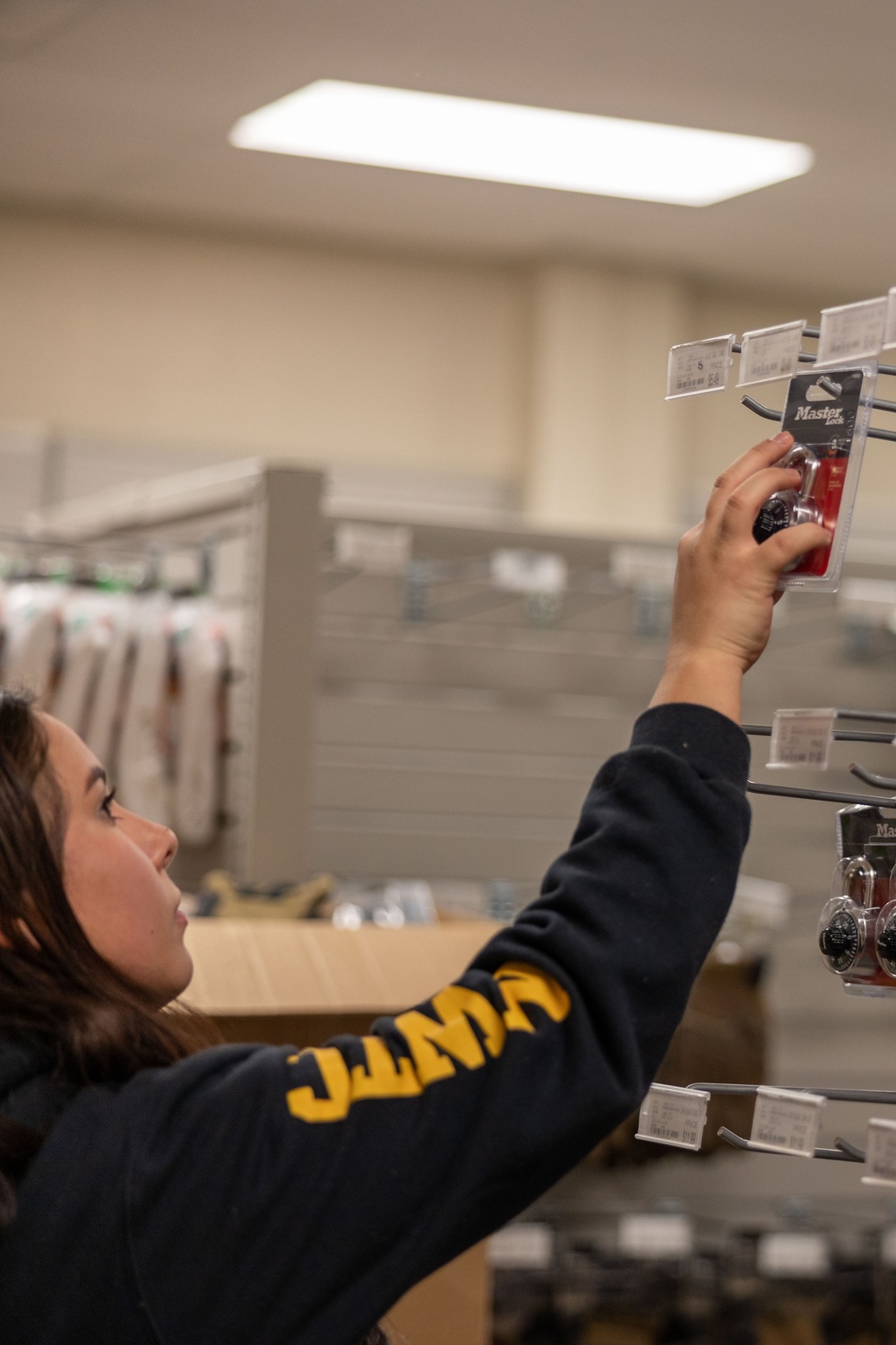 Employees at the Bridgeport Marine Corps Exchange provide quality of life items to U.S. service members and allies