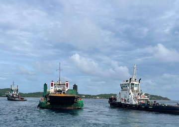 Incident Command oversees refloat, relocation of the Bonnie G in St. Thomas, U.S. Virgin Islands