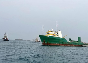 Incident Command oversees refloat, relocation of the Bonnie G in St. Thomas, U.S. Virgin Islands