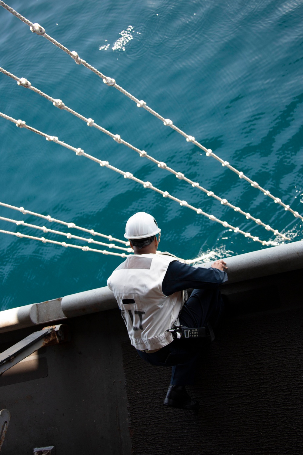 USS Abraham Lincoln Sailors conduct small boat operations