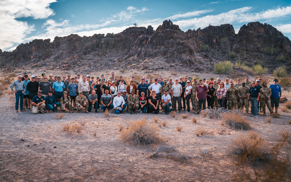 Luke AFB hosts honorary commanders at Gila Bend overnight