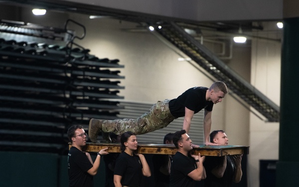 UND Hawks and ISU Sycamores honor Military Appreciation Day